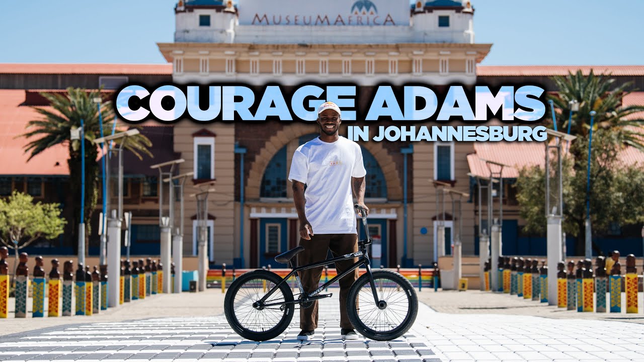 Hitting BMX Street Spots in South Africa | Courage Adams in Johannesburg