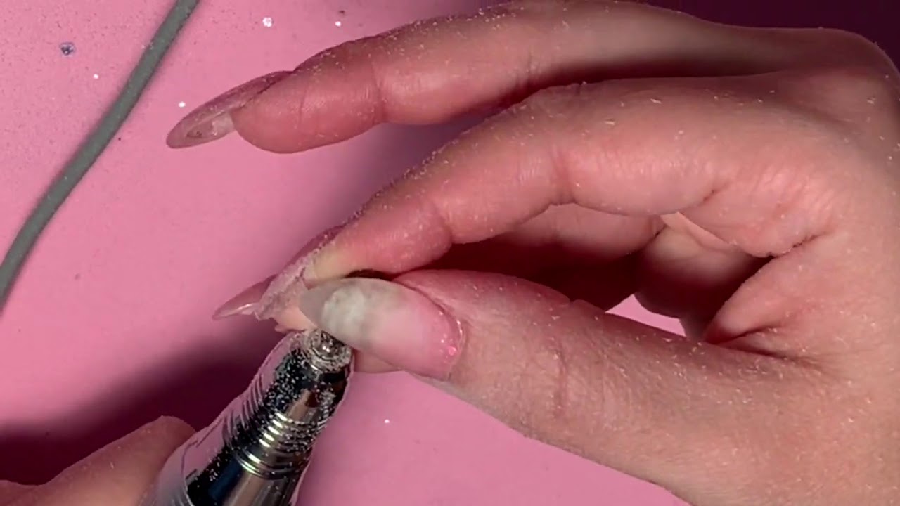 How To: Dip Powder Removal With Drill Bits