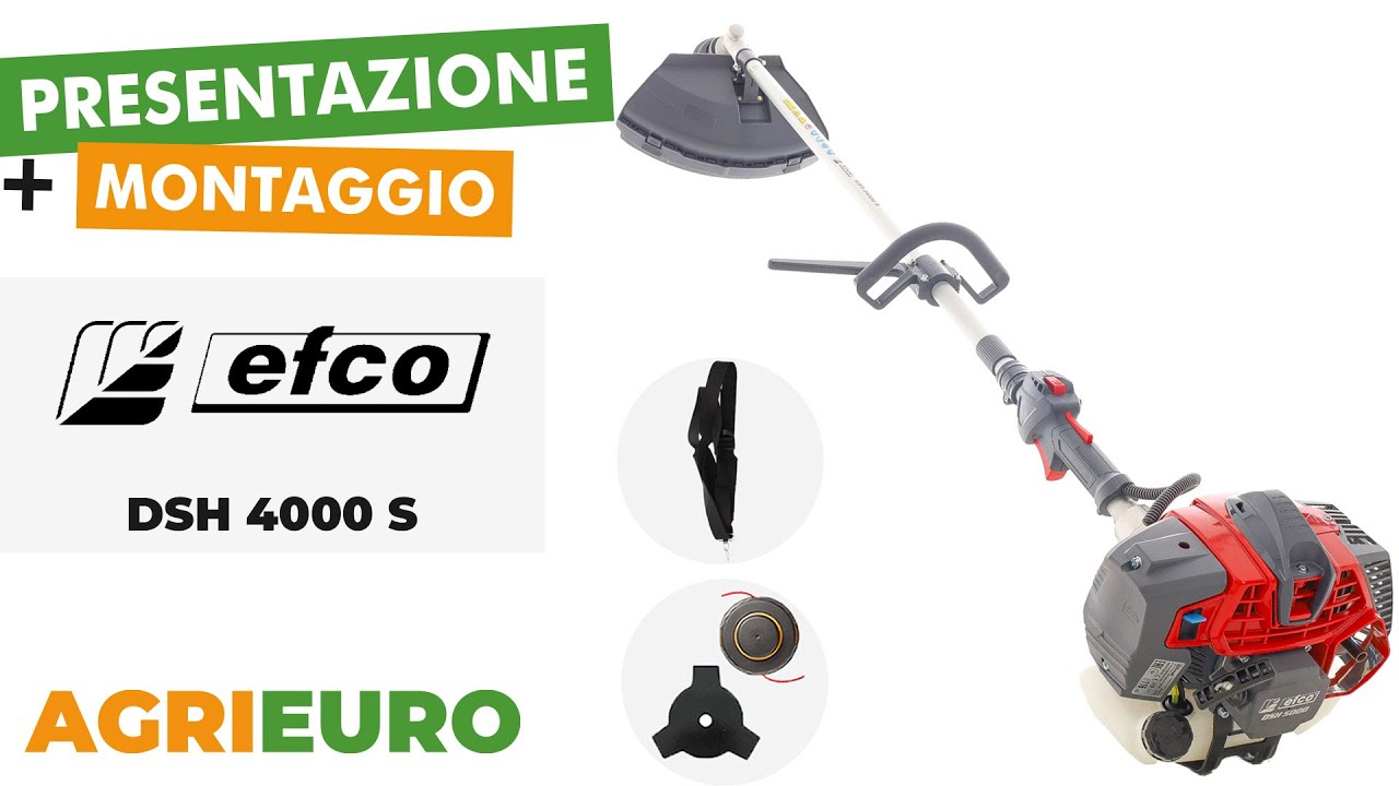 Efco DSH 4000 S - Decespugliatore a scoppio - Presentazione e Montaggio