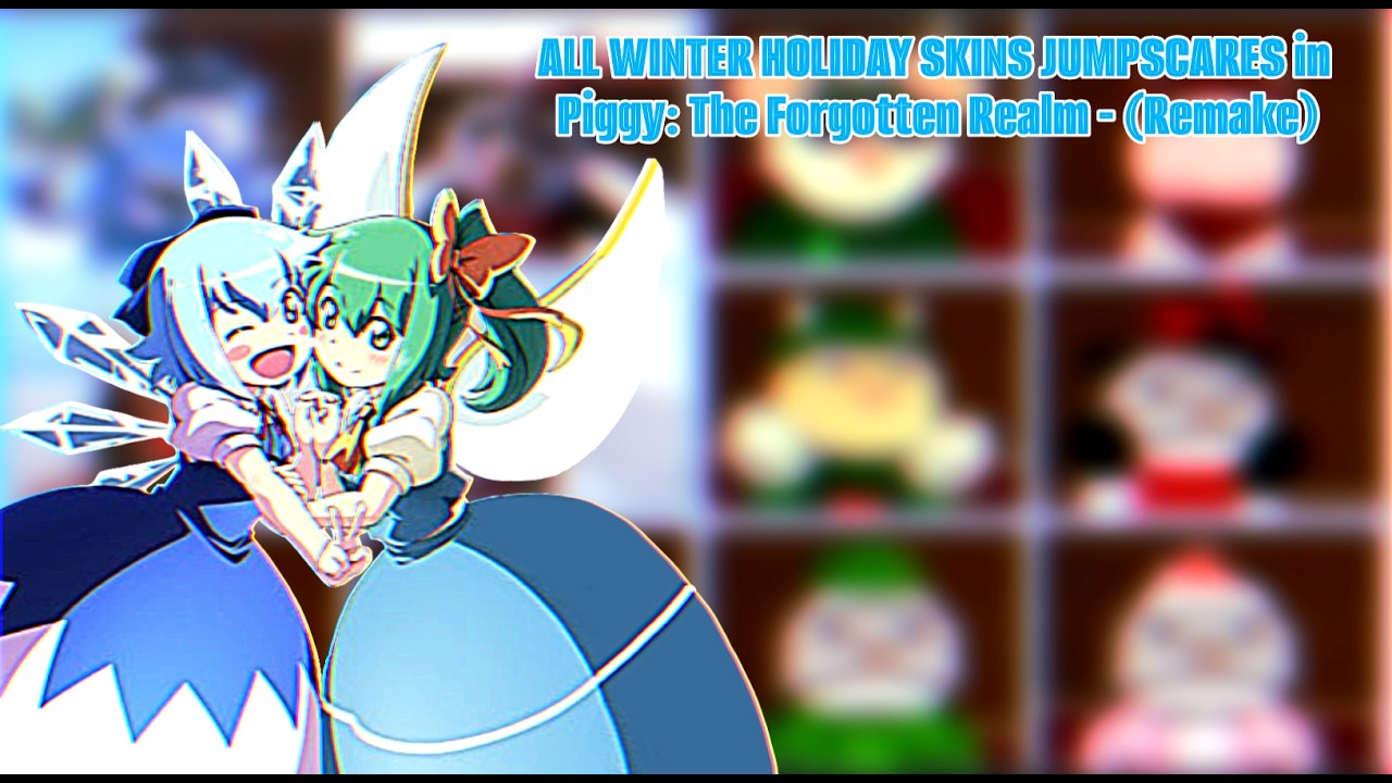 ALL WINTER HOLIDAY SKINS JUMPSCARES in Piggy: The Forgotten Realm (Remake)
