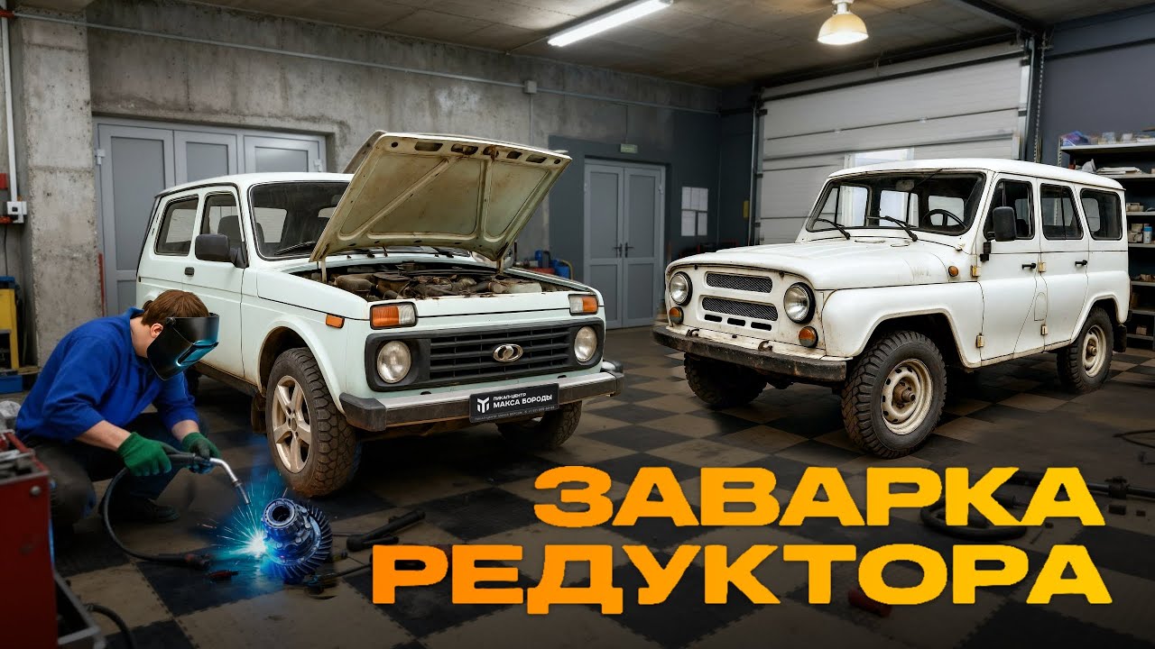 OFFROAD FOR KOPEKIES. Welding the Niva - UAZ gearbox