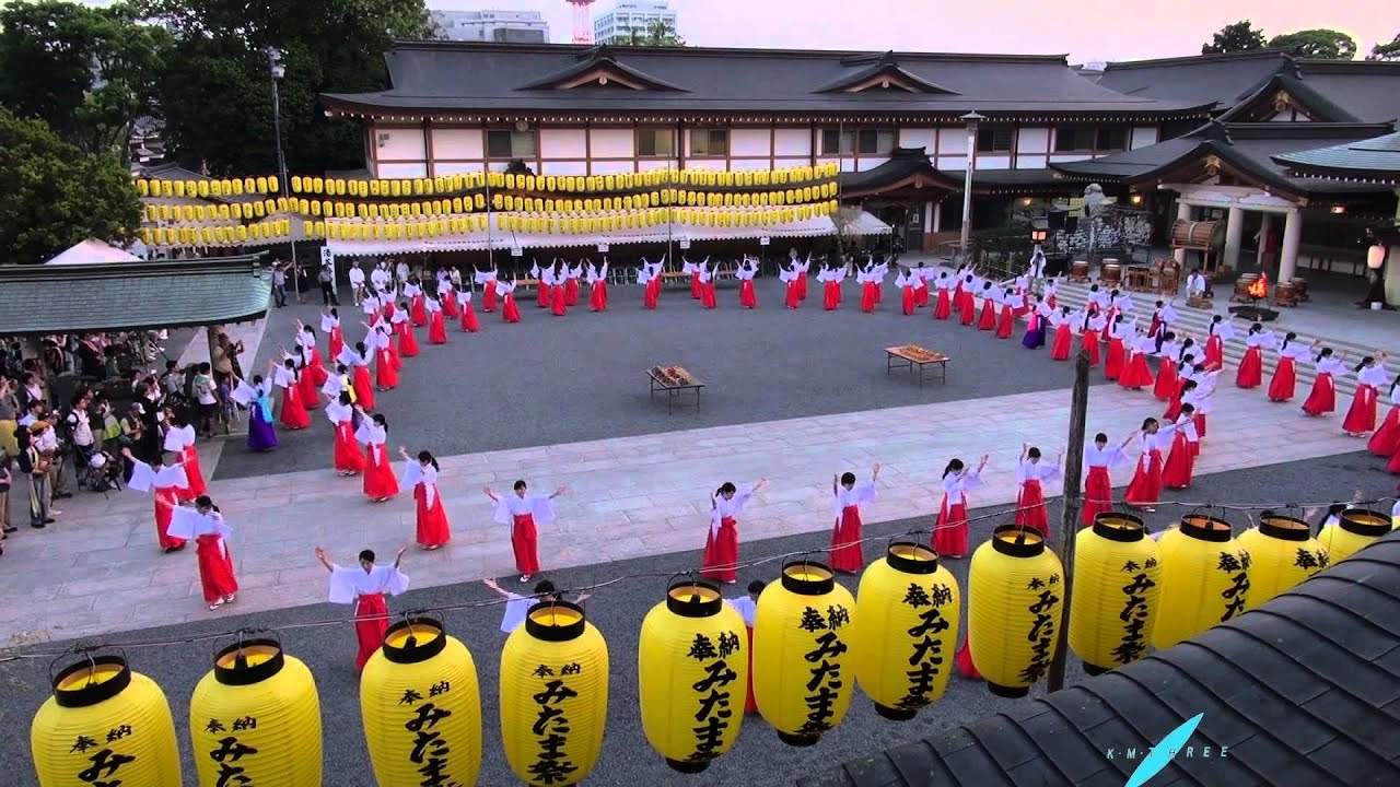 広島護国神社　万灯みたま祭　「護国の祈り」H26