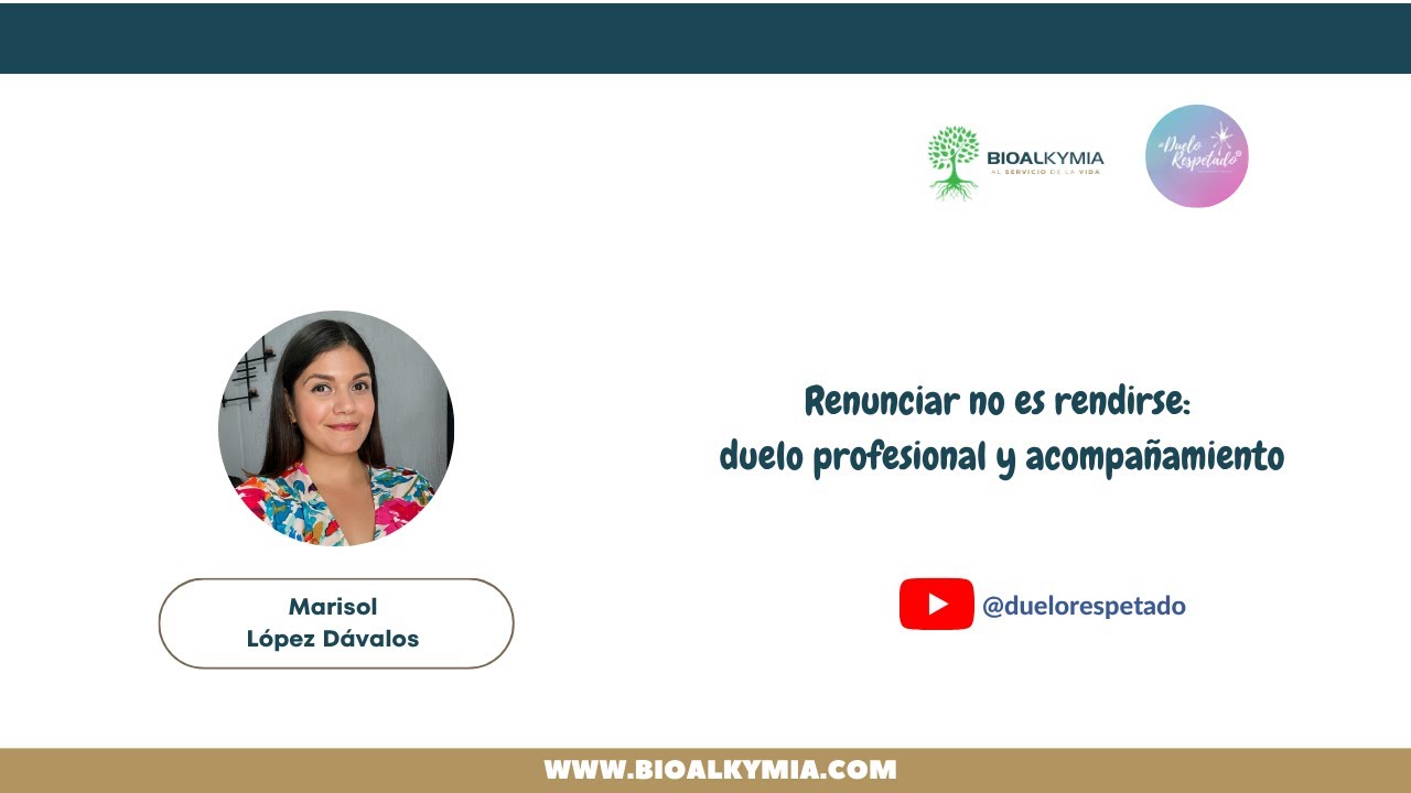 Renunciar no es rendirse: duelo profesional y acompañamiento