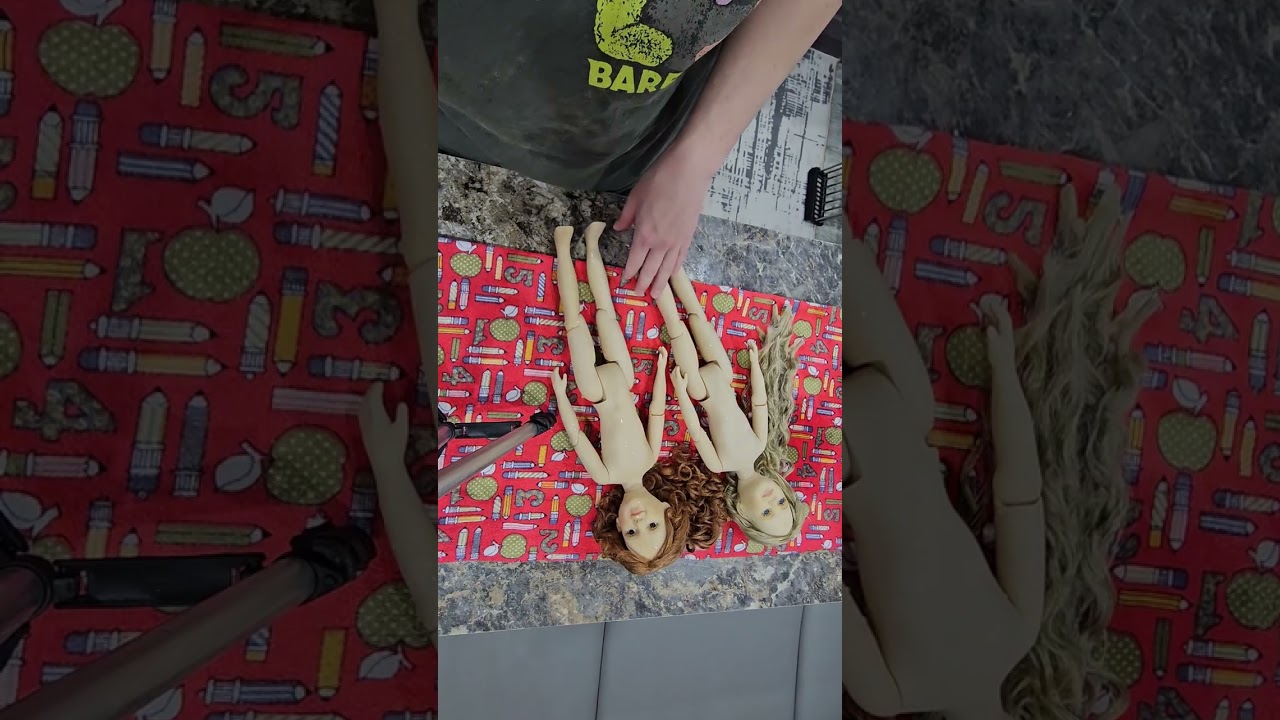 Мою кукол, привожу в порядок. #doll #кукольныйколлекционер 