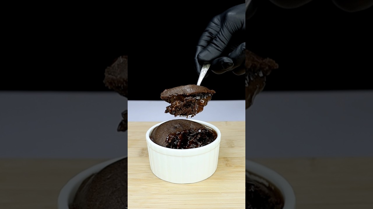 Awesome Lava Cake ASMR #shorts #asmrcooking #viral