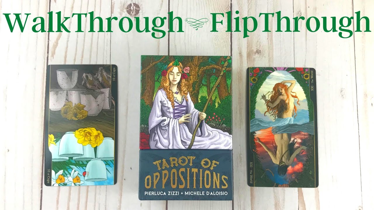 Tarot of Oppositions Cards ☯ Tarot Deck Flip Through, Walkthrough, Review, Unboxing ☯ Tarot Cards