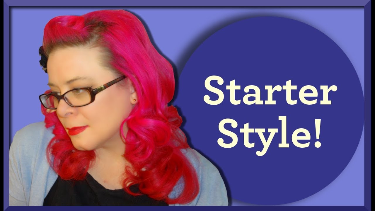 Easy Rockabilly Hairstyle {Using Only 3 Products} - Great for Beginners