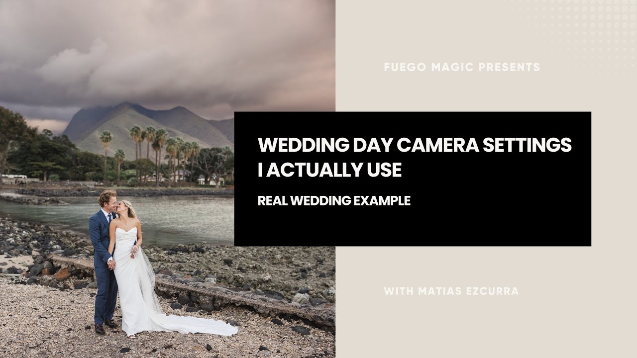 My Wedding Photography Settings from Start to Finish – Real Wedding Example