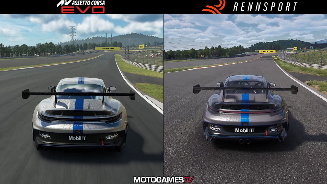 Assetto Corsa EVO (Early Access) vs Rennsport (Early Access) - Porsche 911 GT3 Cup at Fuji Speedway