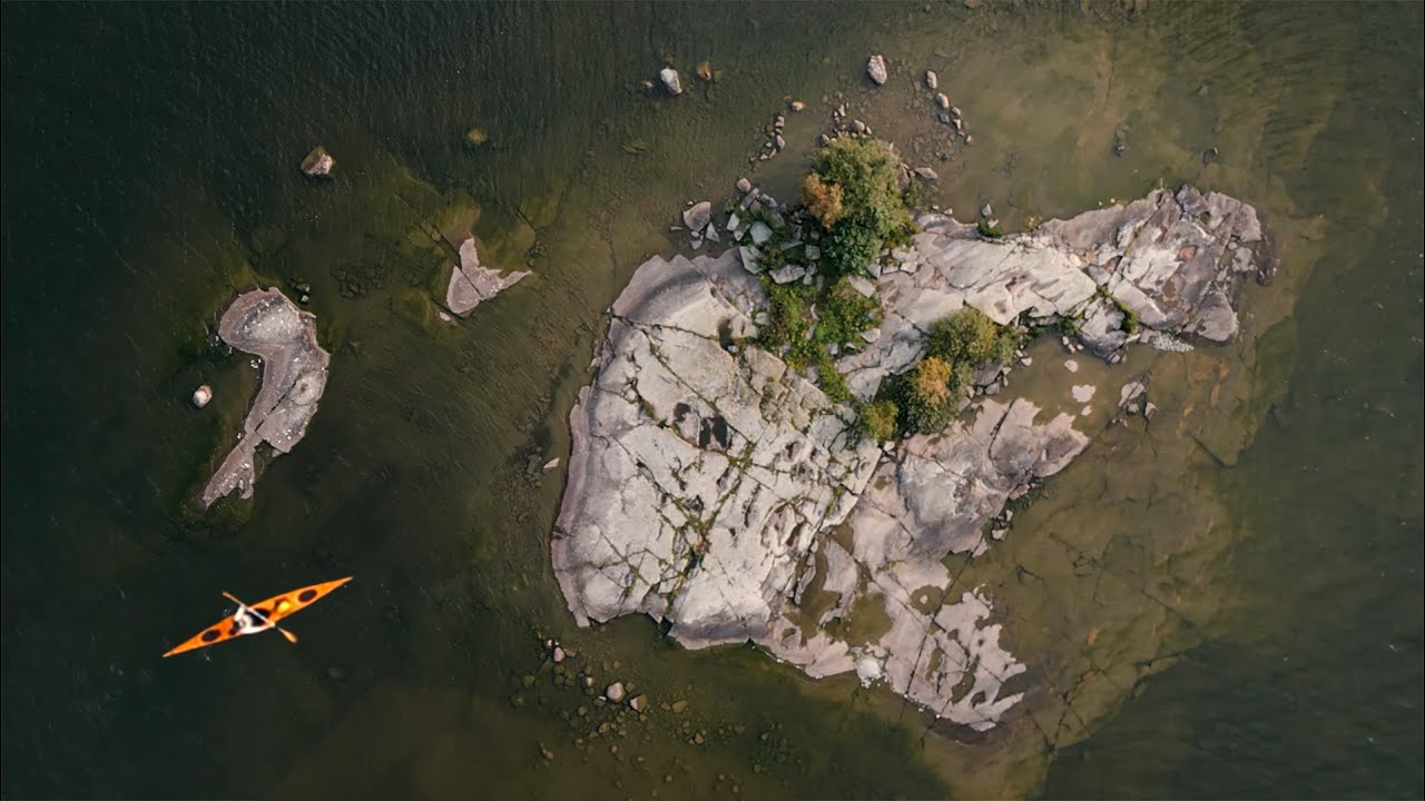 Camping Alone on a Remote Island on the Largest Lake of Sweden