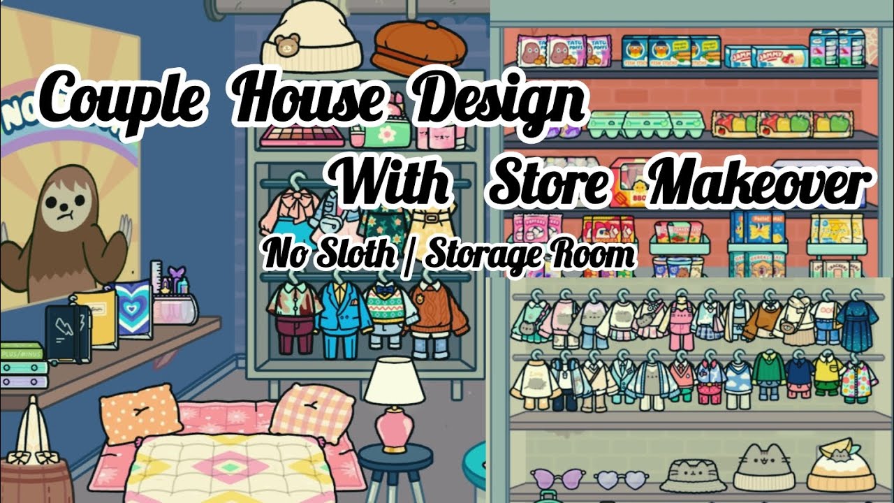 New Couple House Design With Store Makeover ✨ ( Storage Room ) | Toca Boca World | Toca Gris