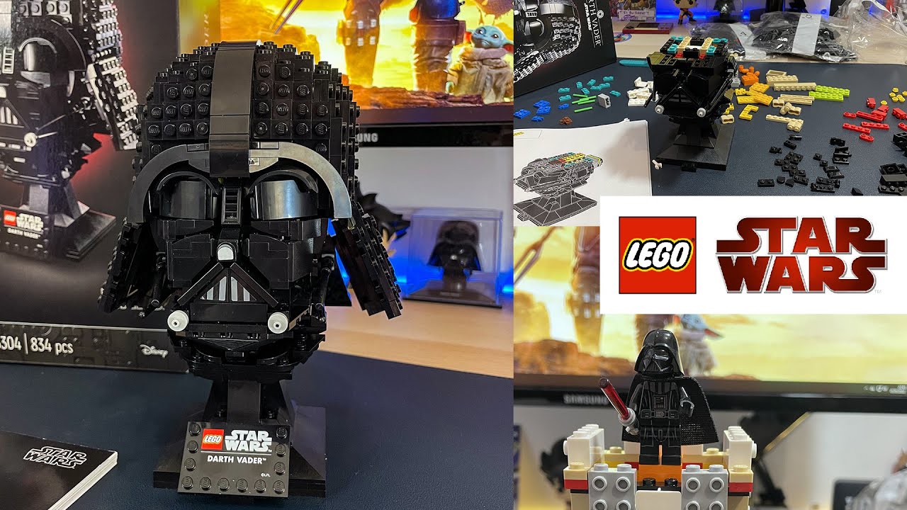 Construction du Lego Starwars 75304 Le casque de DARK VADOR !!