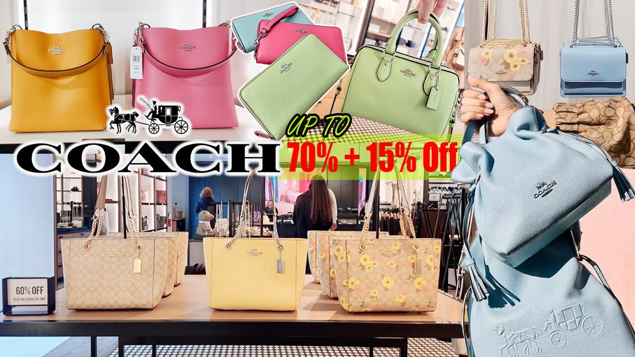COACH OUTLET NEW ARRIVALS UP TO 70% + 15% Off | COACH OUTLET WOMEN MEN HANDBAGS WALLET & MORE