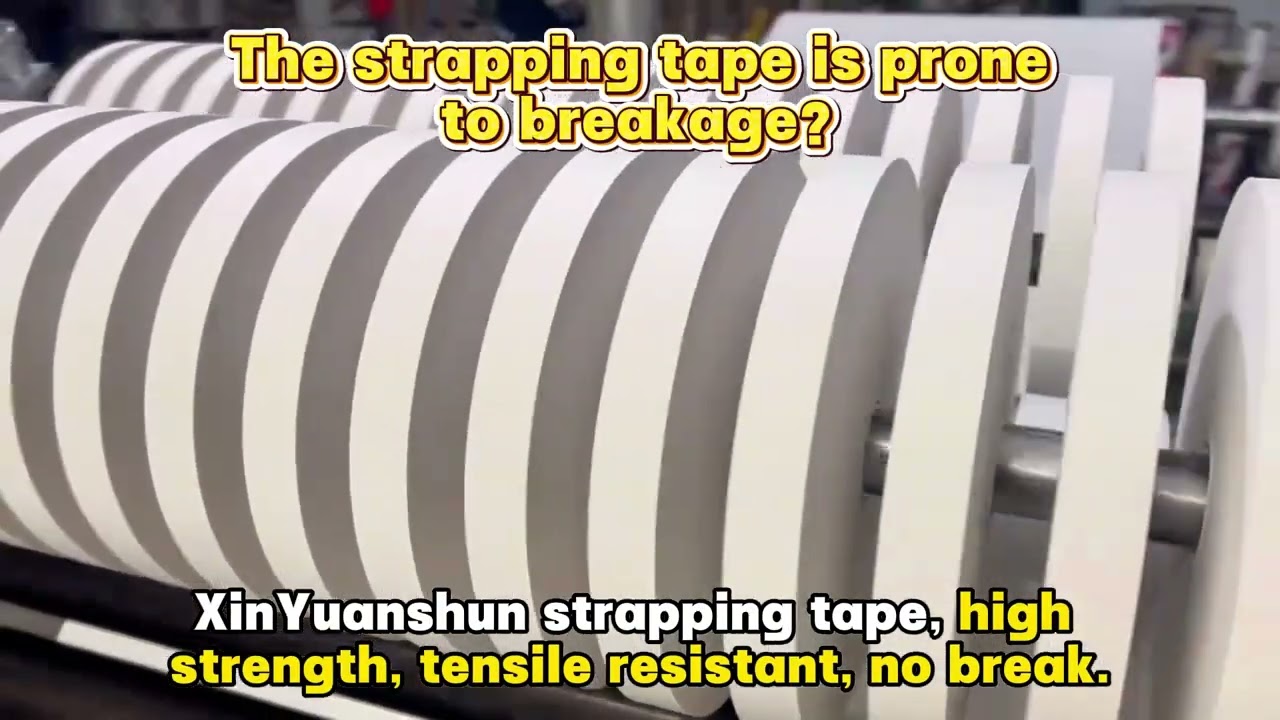 Strapping tape breaks when pulling, low efficiency?