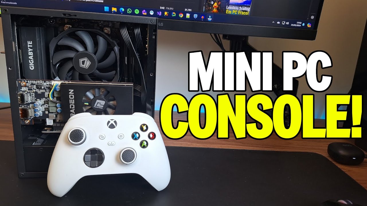 Montagem FINAL do MINI PC CONSOLE!