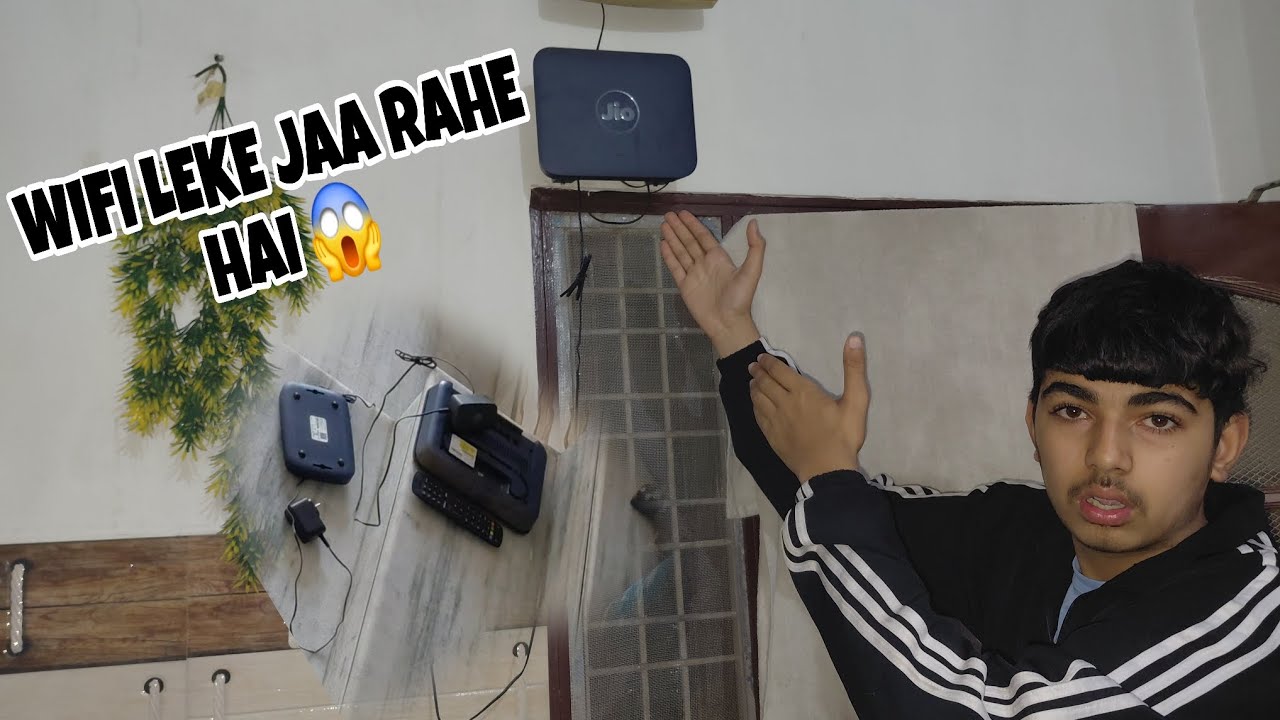 Wifi Ka Router Leke Jaa Rahe Hai 😵 Jio Wale!