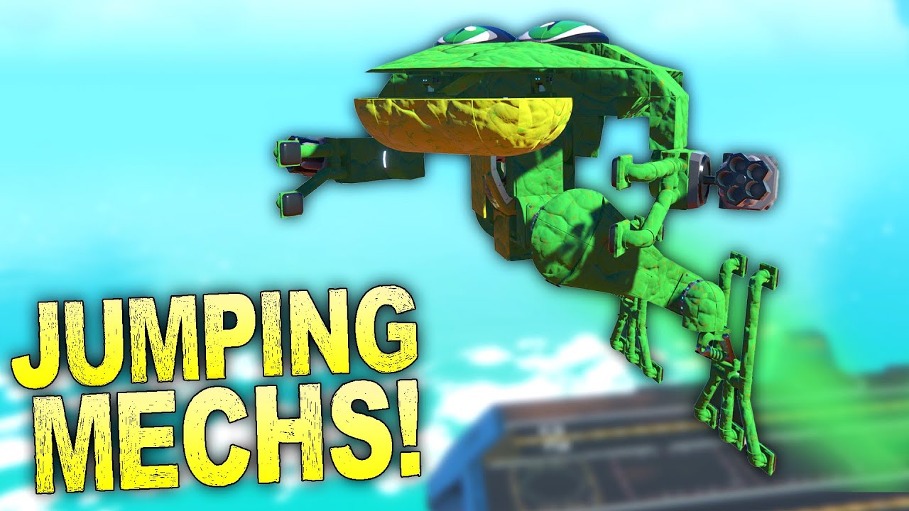 Who Can Build The Best JUMPING MECH!?