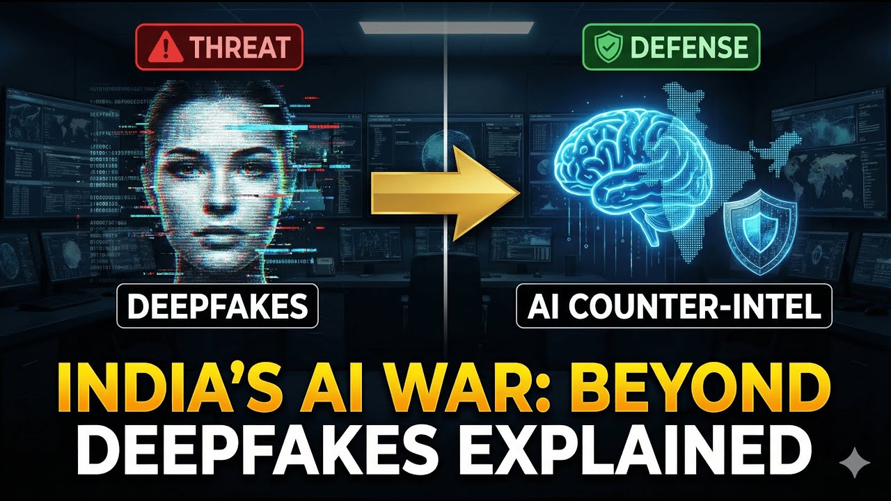 India&rsquo;s Silent AI War: Defending Against Deepfakes & Cyber Threats!