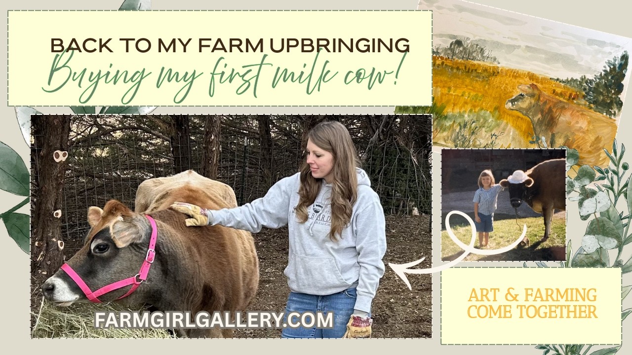 How I Picked Out My First Cow! Back to my farm upbringing: BUYING A MILK COW!!