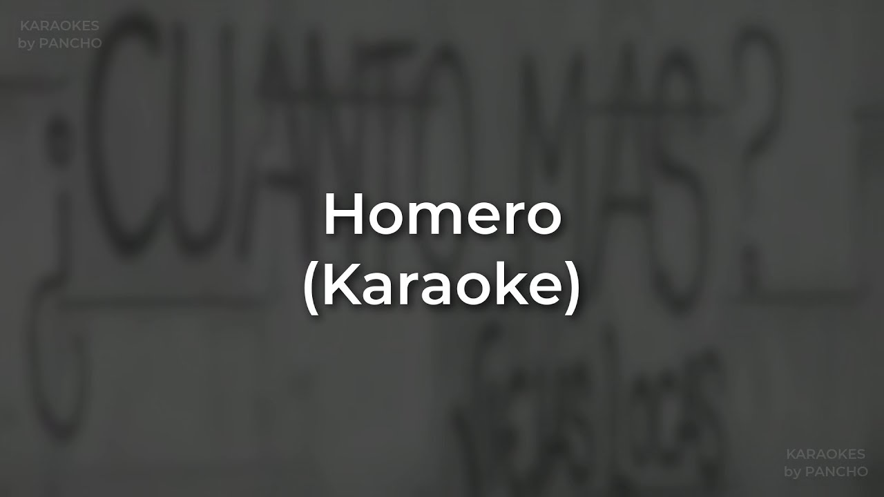 Viejas Locas - Homero (Karaoke Full) - (Original)