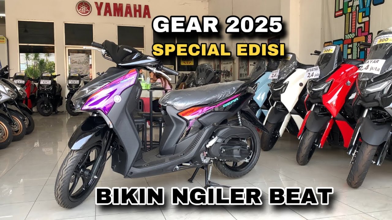 LIMITED EDITION❗️YAMAHA GEAR SE 125 2025 BLACK PURPLE