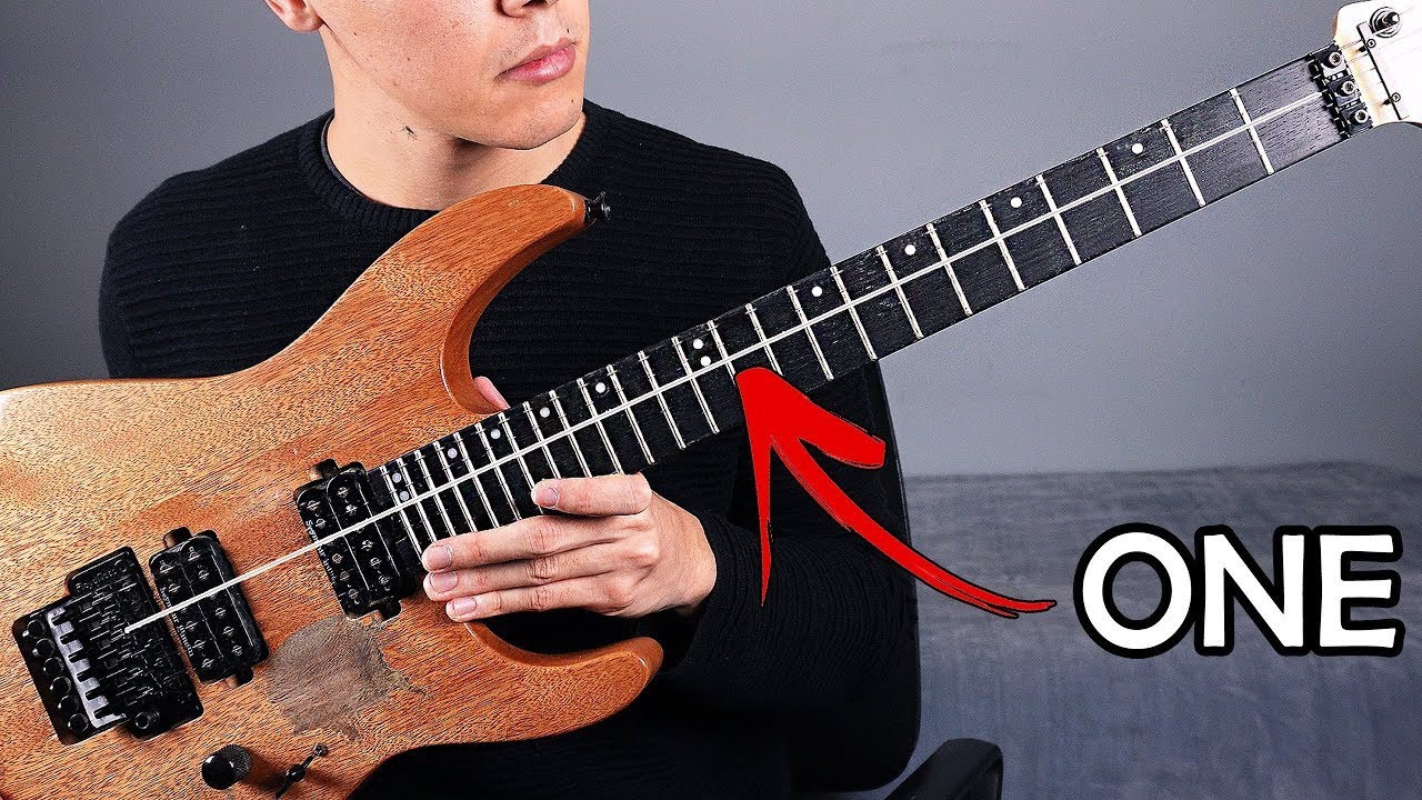 when you only have 1 guitar string but somehow you have to impress everyone