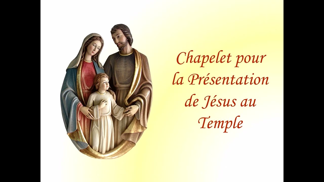 Chapelet pour la présentation de Jésus au temple