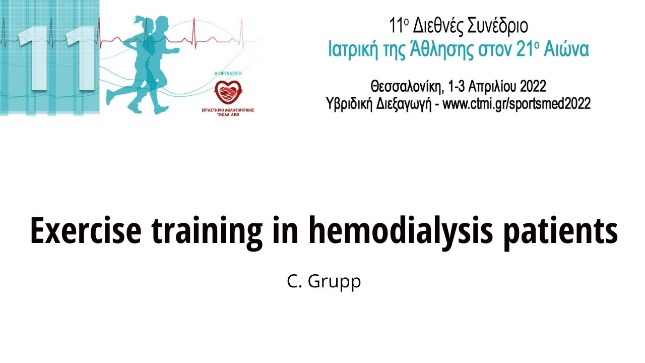Exercise training in hemodialysis patients - C. Grupp
