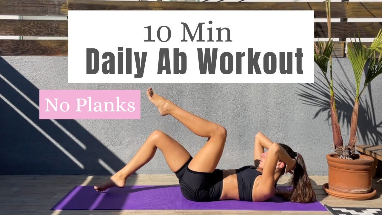10 Min Daily Ab Workout, No Planks (No Equipment)