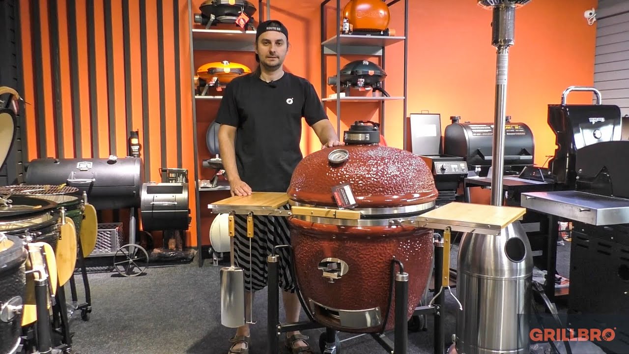Керамический гриль Monolith LeCHEF PRO Serie 1 0 red