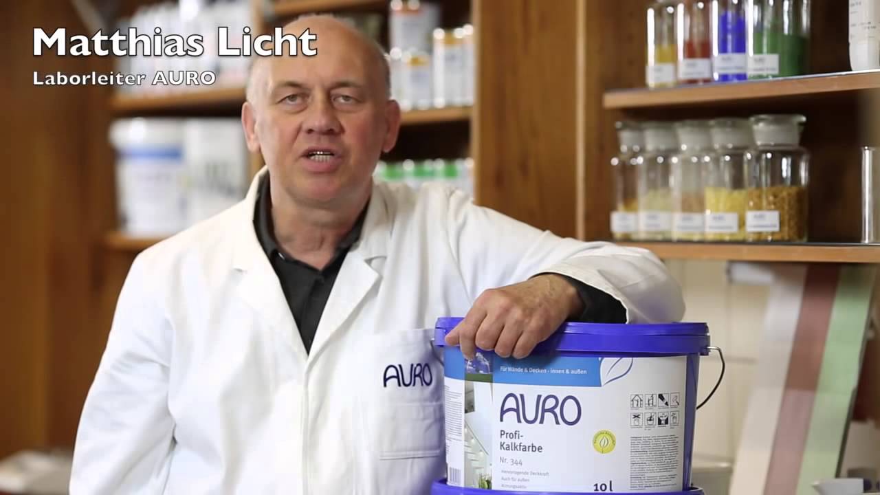 AURO Anwendung Kalkfarben und Kalk Buntfarben