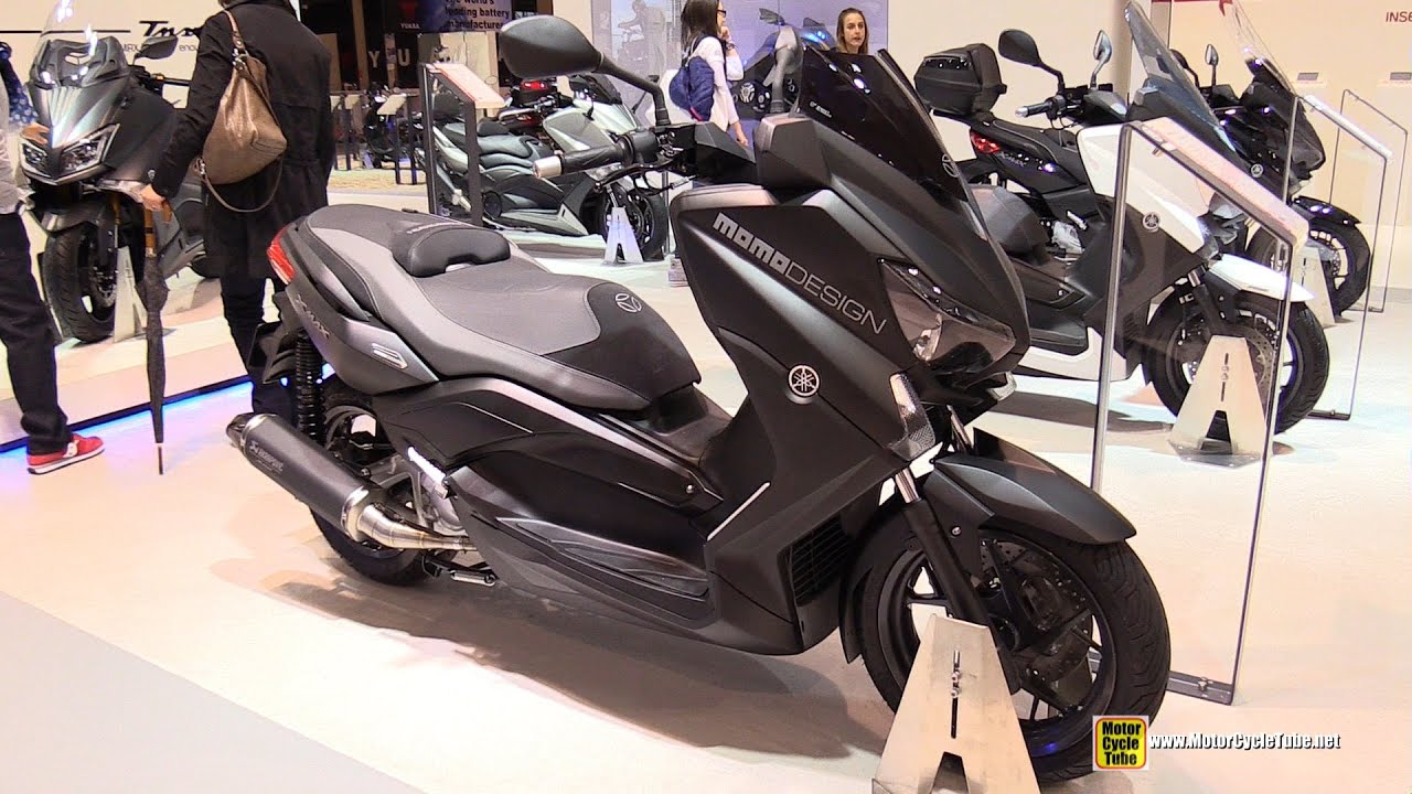 2015 Yamaha X-Max 250 Momo Design Scooter - Walkaround - 2014 EICMA Milan Motorcycle Exhibition