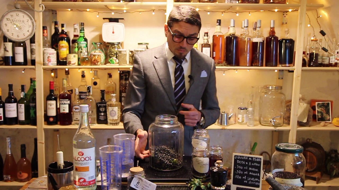 #5 Basi e Premix - Come preparare il liquore al mirto 1° PARTE - Il Giardino sotto il naso Elia Calò