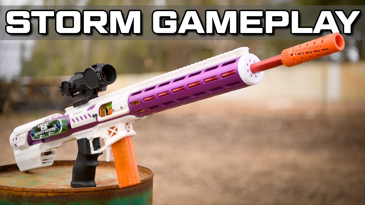 Sweetheart Storm: 300fps Nerf War Gameplay!