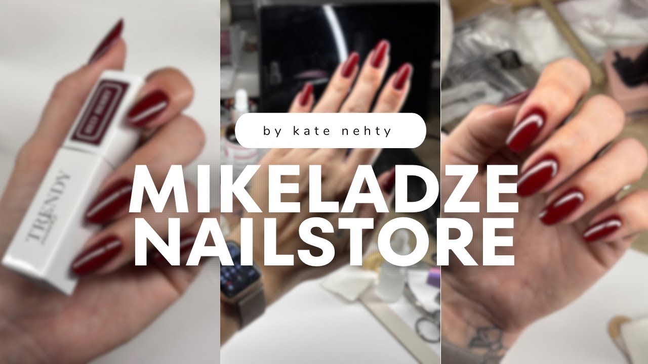Mikeladze nailstore: zkouším JZ nails group a Trendy nails | unboxing a modeláž 💅🏻 | Kate nehty