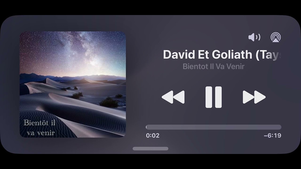 Cantique - David et Goliath (Tayson)￼