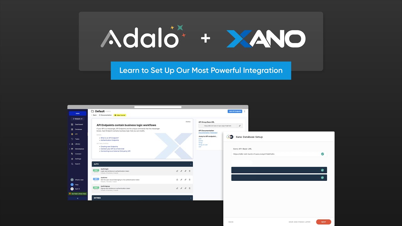 Make Xano the Backend for Your Adalo App with Our New Integration!