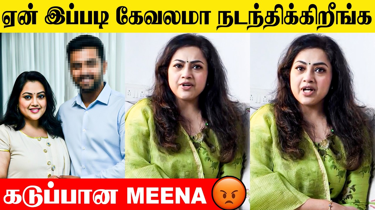 Actress Meena Reply To 2nd Marriage News | Secret Stories Roslin | Interview | Dhanush | L Murugan
