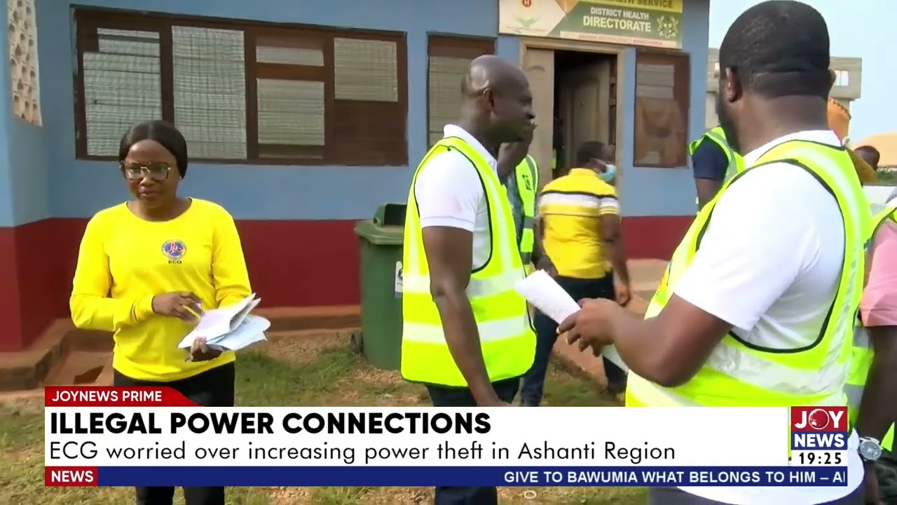 Illegal power connections: ECG worried over increasing power theft in Ashanti Region.