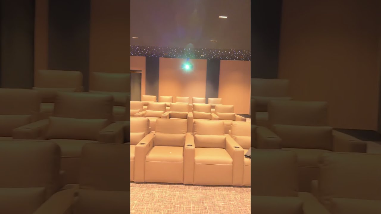 Luxury private home theater Richmond County | #shorts