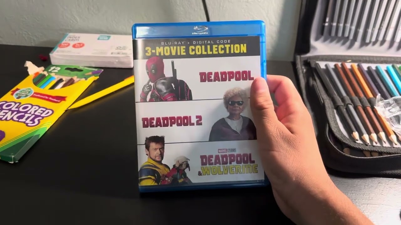 Deadpool 3-Movie Collection Blu-Ray Unboxing.