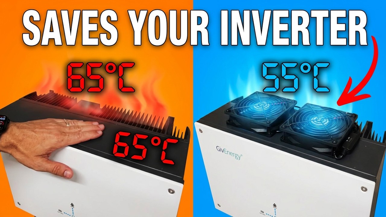 UK Heatwave: Is Your Solar Inverter Overheating? I Added Cooling Fans!