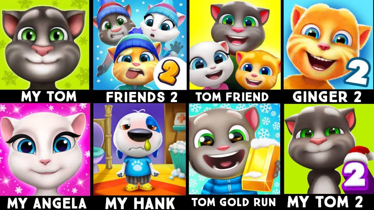 My Tom,Friends 2,Tom Friend,Ginger 2,My Angela,My Hank,Tom Gold Run,My Tom 2#androidgameplay #games 