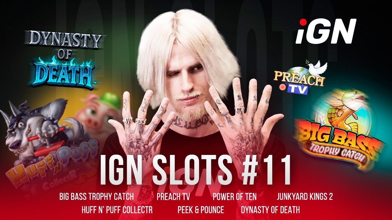 iGN.Slots - Выпуск #11 // Big Bass Trophy Catch // Preach TV // Power of Ten // Junkyard Kings 2
