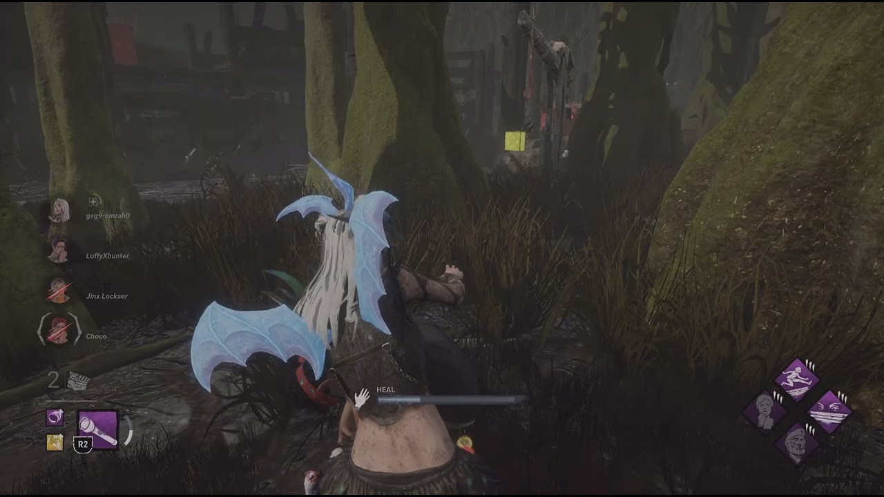 Dead by Daylight match against an angry spirit | PS5