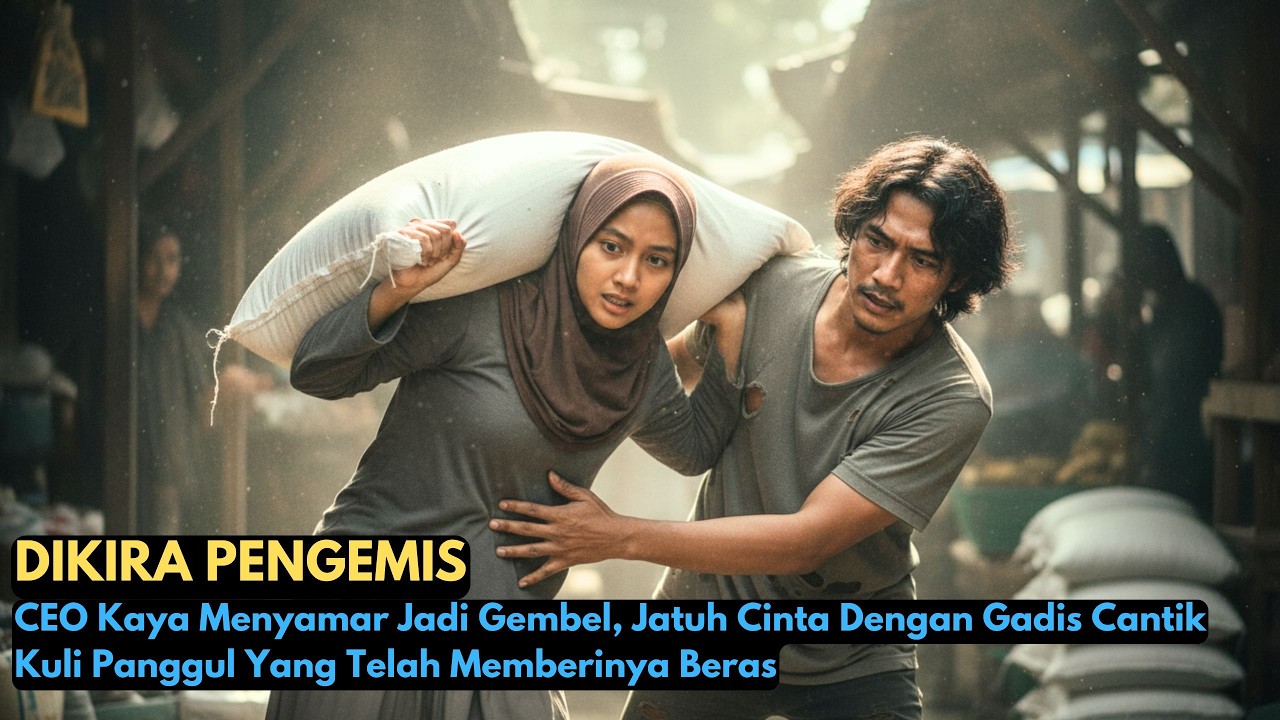 TAK DISANGKA!!Menyamar GEMBEL, Pria Kaya Ini Temukan Jodohnya Dengan Gadis Cantik Kuli Panggul Beras