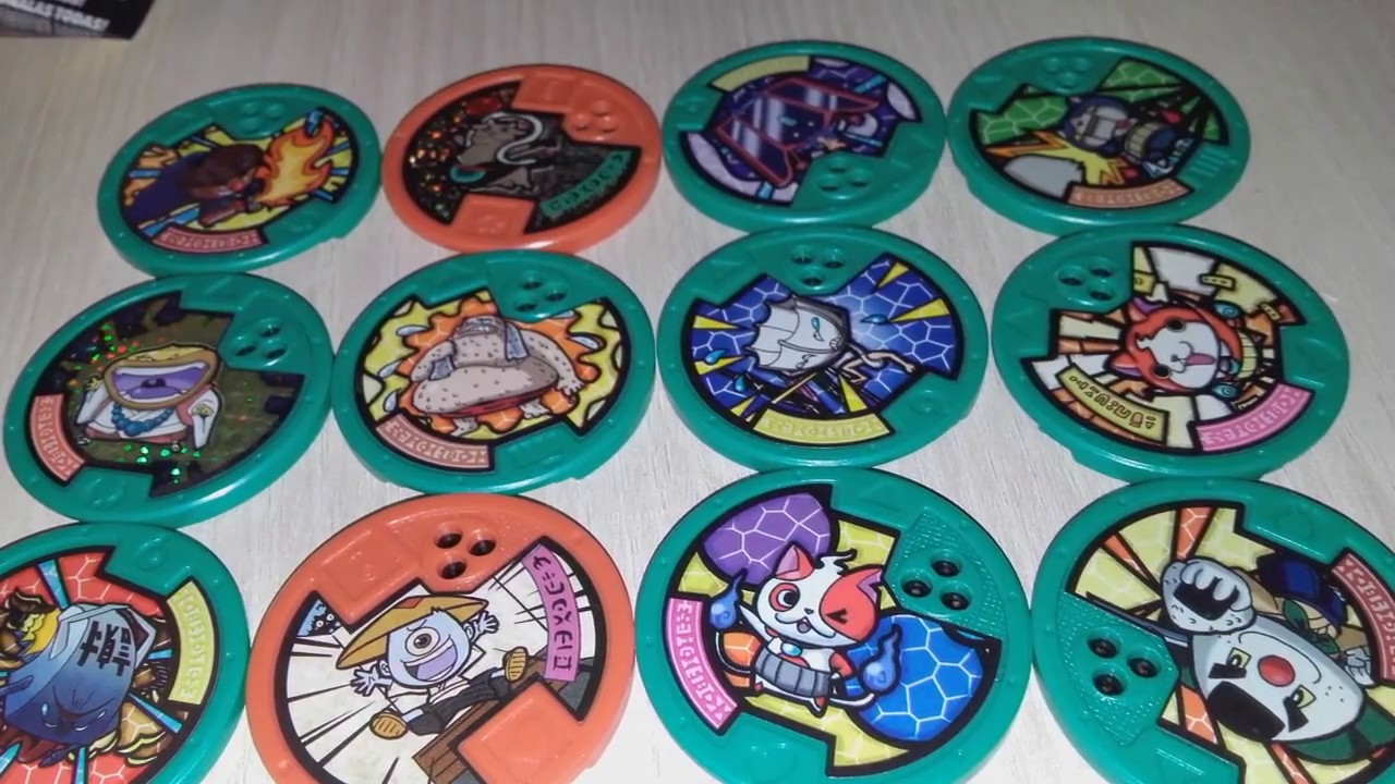 Médailles Yokai Watch YoMotion + QR Codes - Kono's Unboxing EP53