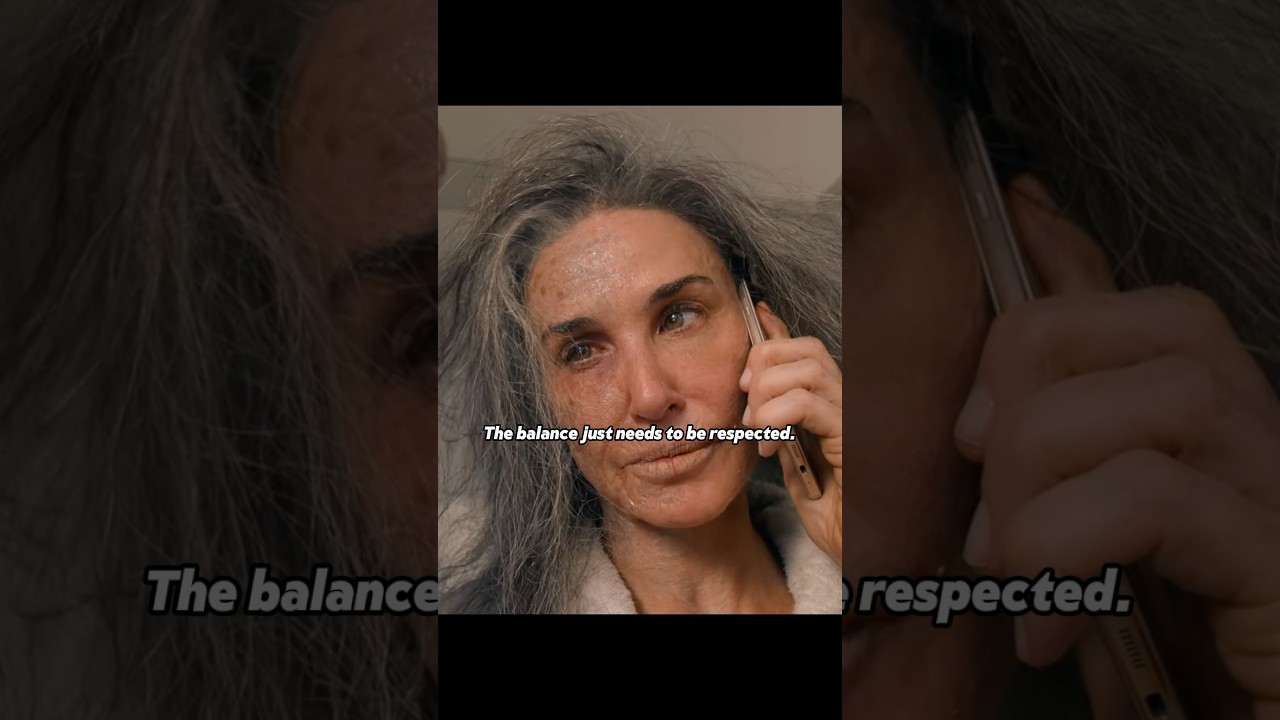 Należy zachować r&oacute;wnowagę #TheSubstance #thesubstance2024 #demimoore #MargaretQualley #movie