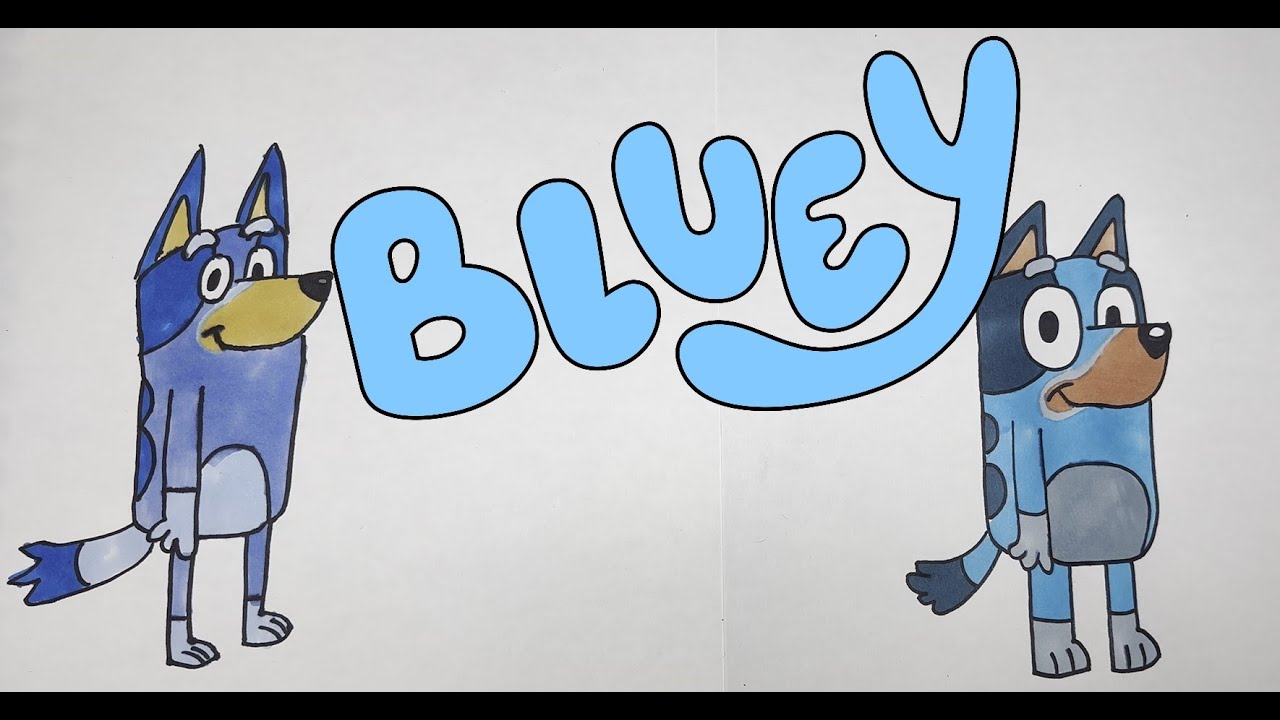 How to Draw Bluey