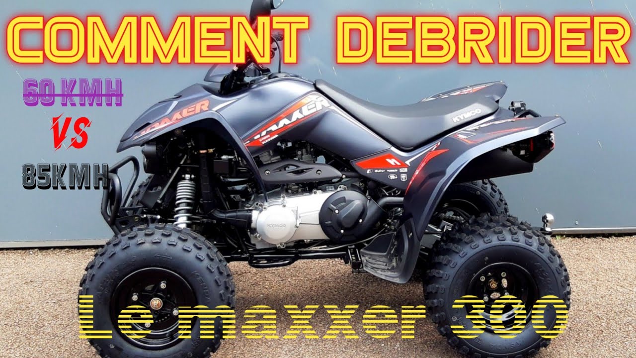 kymco maxxer 300 : DEBRIDAGE-HOMOLOGATION-RODAGE